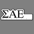 6" Ruler W/ Sigma Alpha Epsilon